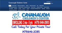 Desktop Screenshot of cavanaughchildrenscenter.com